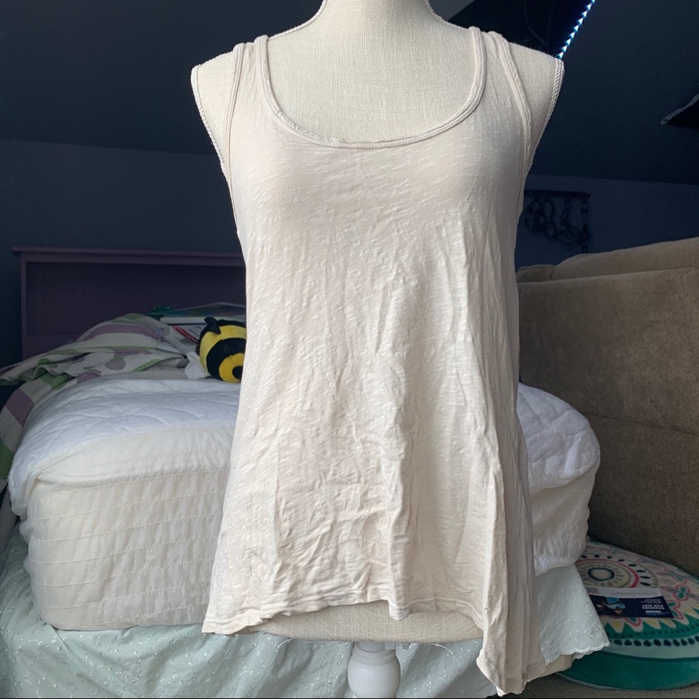 basic white tank top